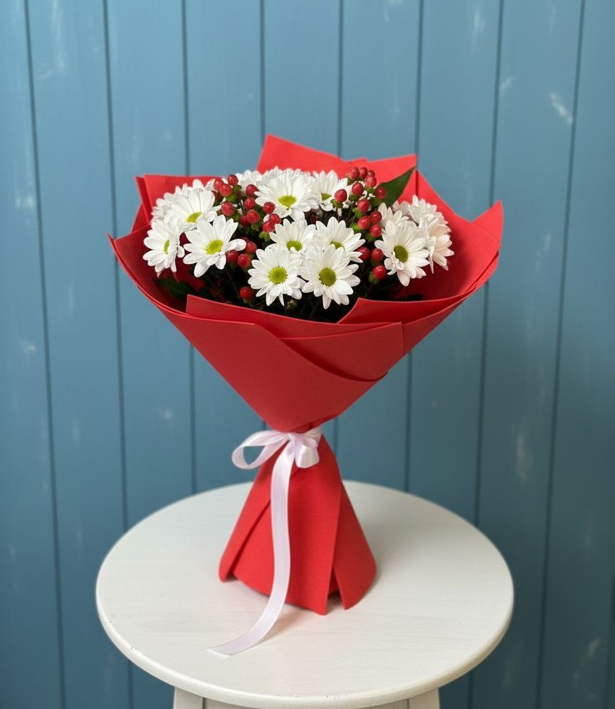 Букет цветов из: Хризантемы в Клетской