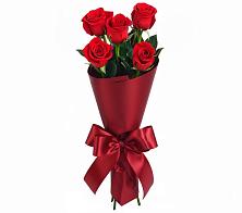 Букет 5 Красных роз Эдлесс Лав в Клетской