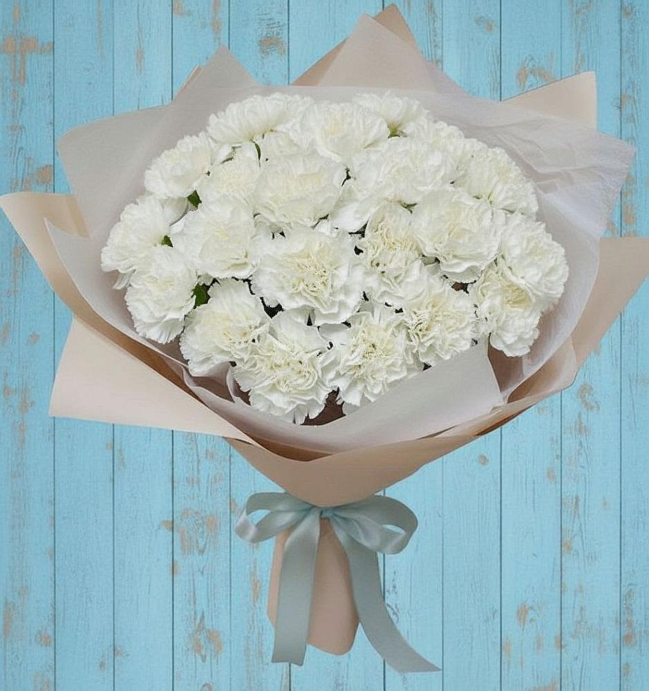 Букет цветов из: Гвоздики в Клетской