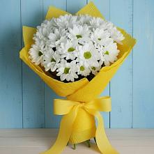 Букет цветов из:  Хризантемы #REPLACE_PRED# Клетской
