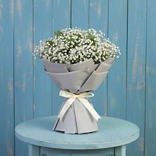 Букет цветов из:  Гипсофила в Клетской