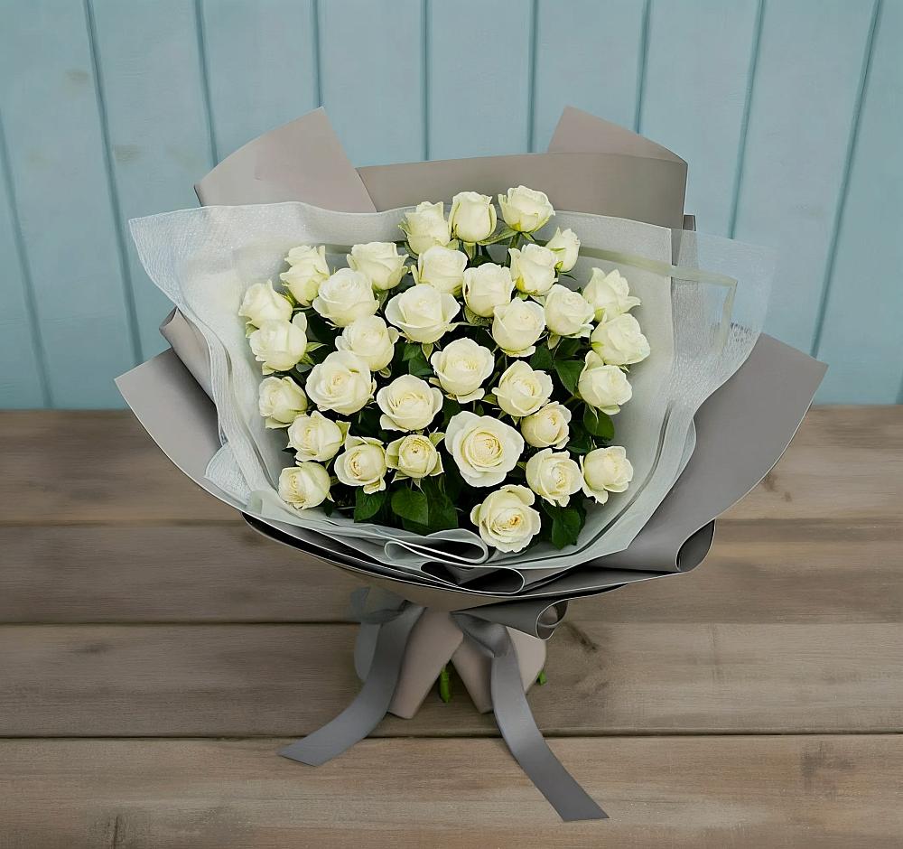 Букет Белоснежная нежность в Клетской