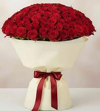 Букет 101 Красная роза Милано #REPLACE_PRED# Клетской