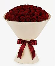 Букет 101 Бордовая роза Блэк Бакарра в Клетской