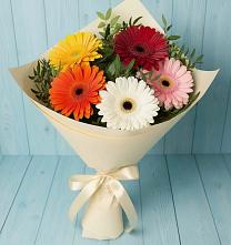 Букет цветов из:  Герберы в Клетской