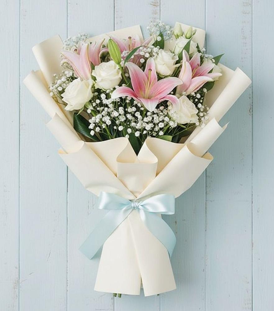 Букет цветов из: Лилии в Клетской