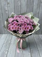 Букет цветов из:  Хризантемы #REPLACE_PRED# Клетской