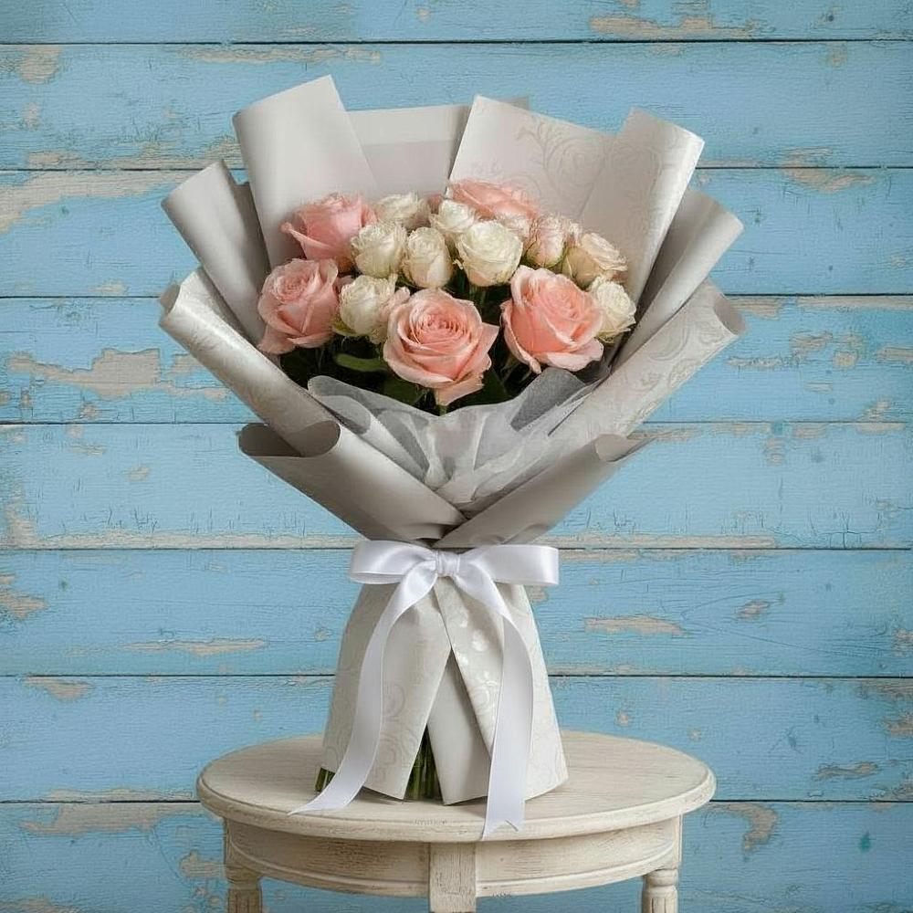 Букет цветов из: Розы в Клетской