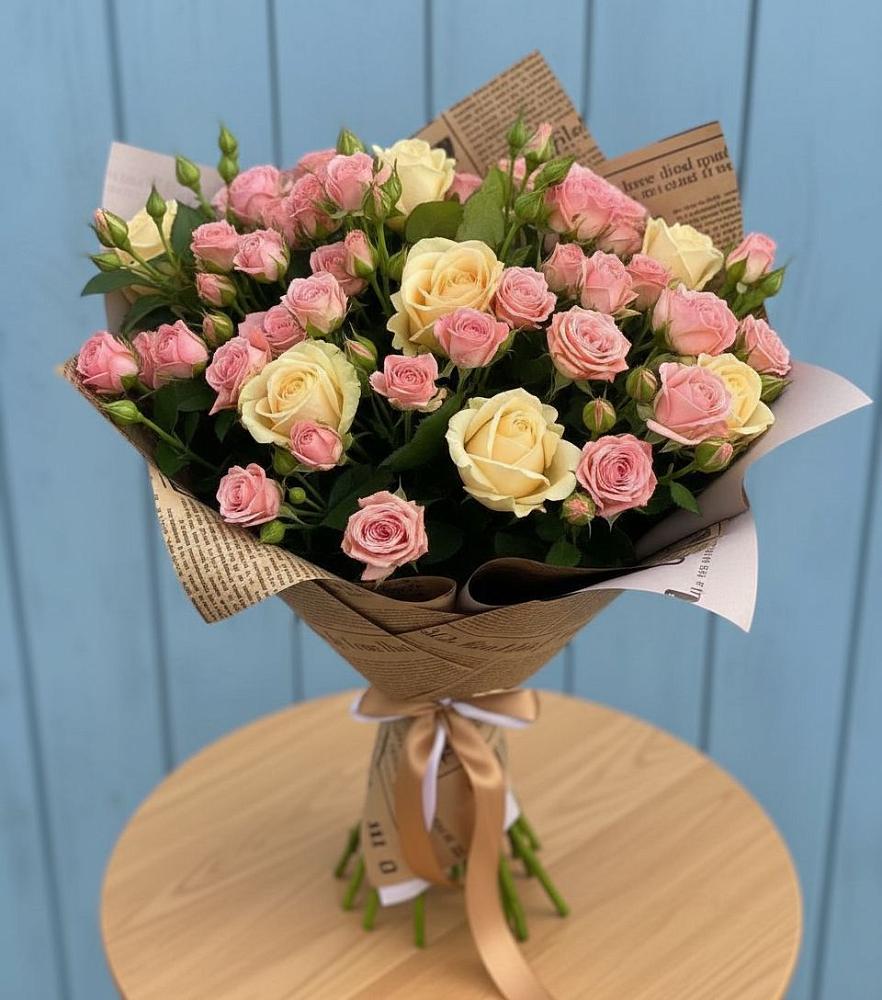 Букет цветов из: Розы в Клетской