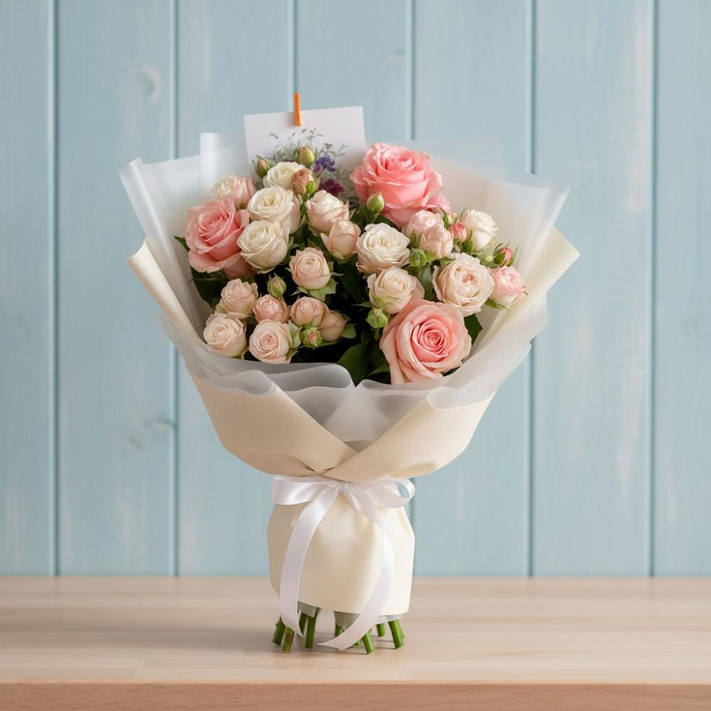 Букет цветов из: Розы в Клетской