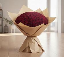 Букет 101 Красная роза #REPLACE_PRED# Клетской