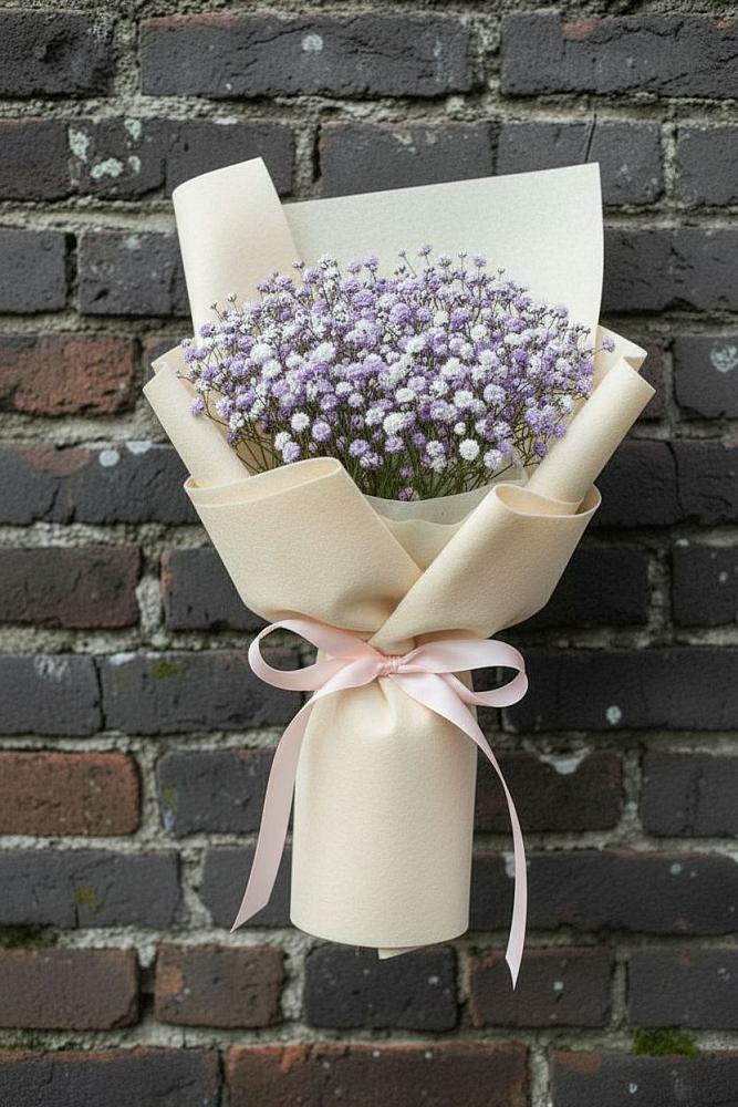 Букет цветов из: Гипсофила в Клетской