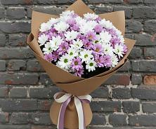 Букет цветов из:  Хризантемы #REPLACE_PRED# Клетской