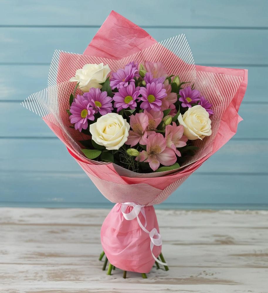 Букет цветов из: Герберы в Клетской