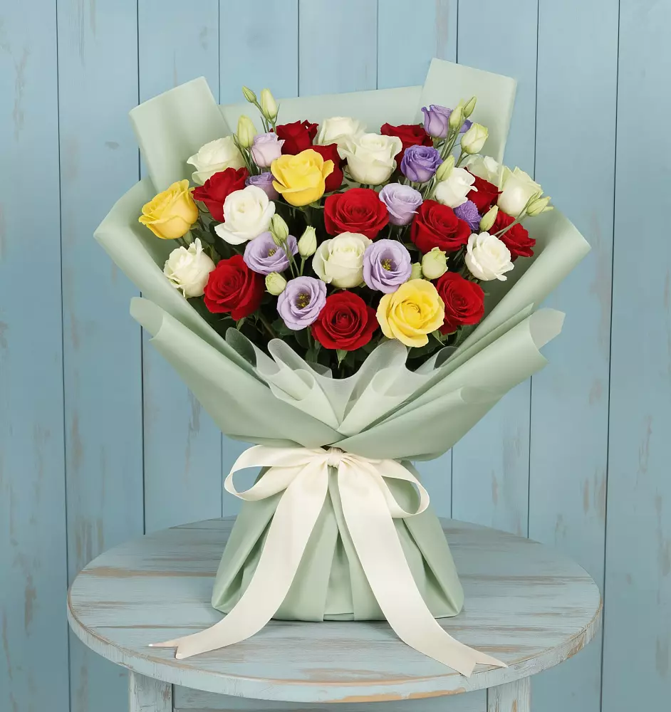 Букет цветов из: Розы в Клетской